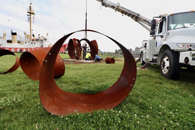 Sculpture removed from Lewes park
