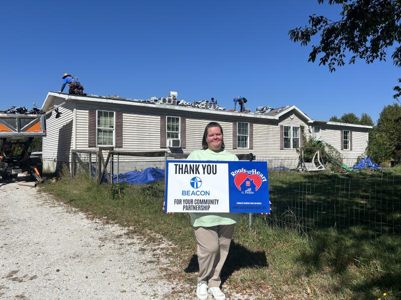 Beacon Building supports Roofs from the Heart projects